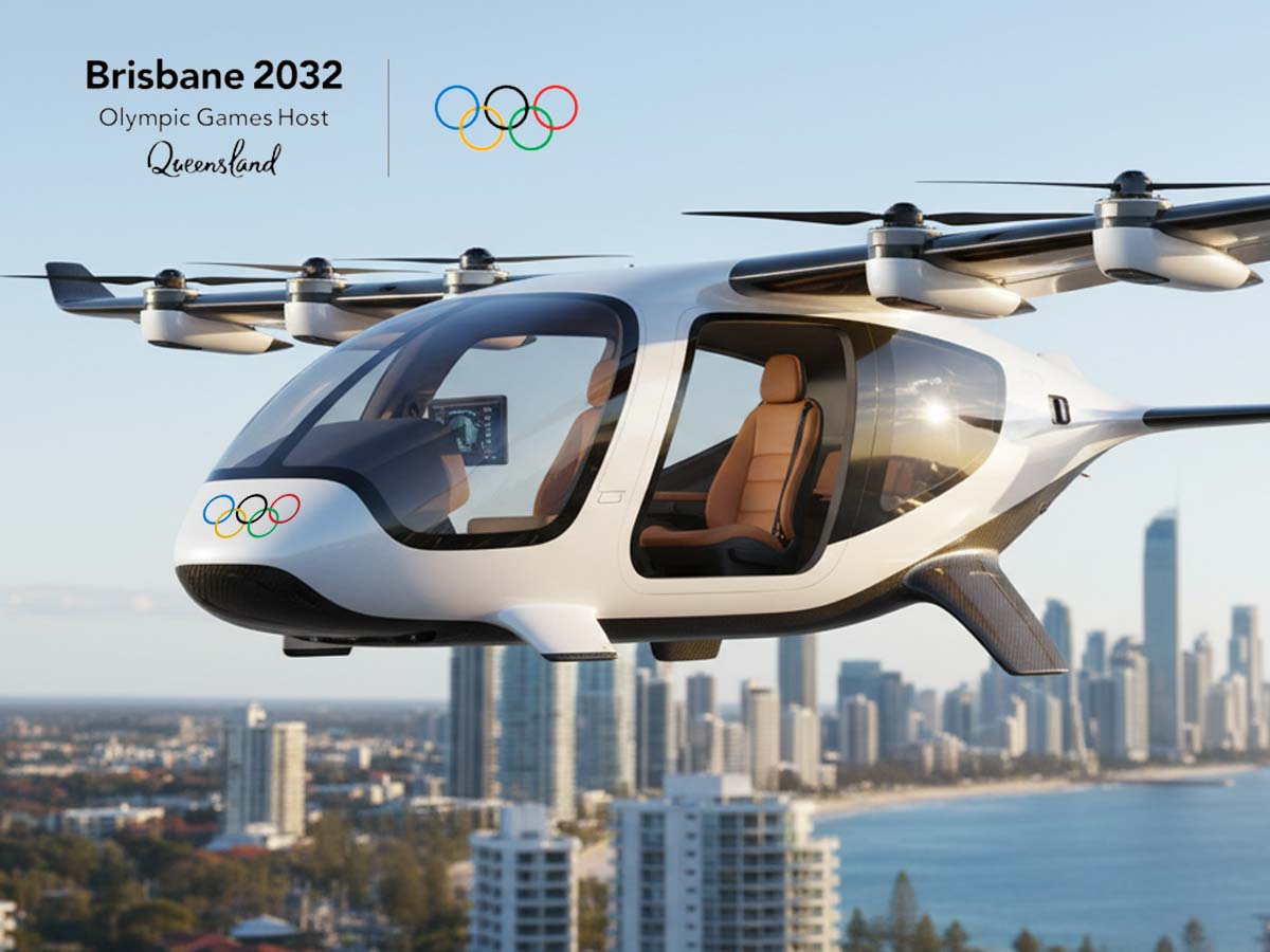 Concept map of Olympic transport routes between Brisbane and Sydney